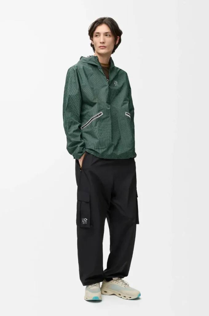 Anorak Storm en shell technique vert/noir