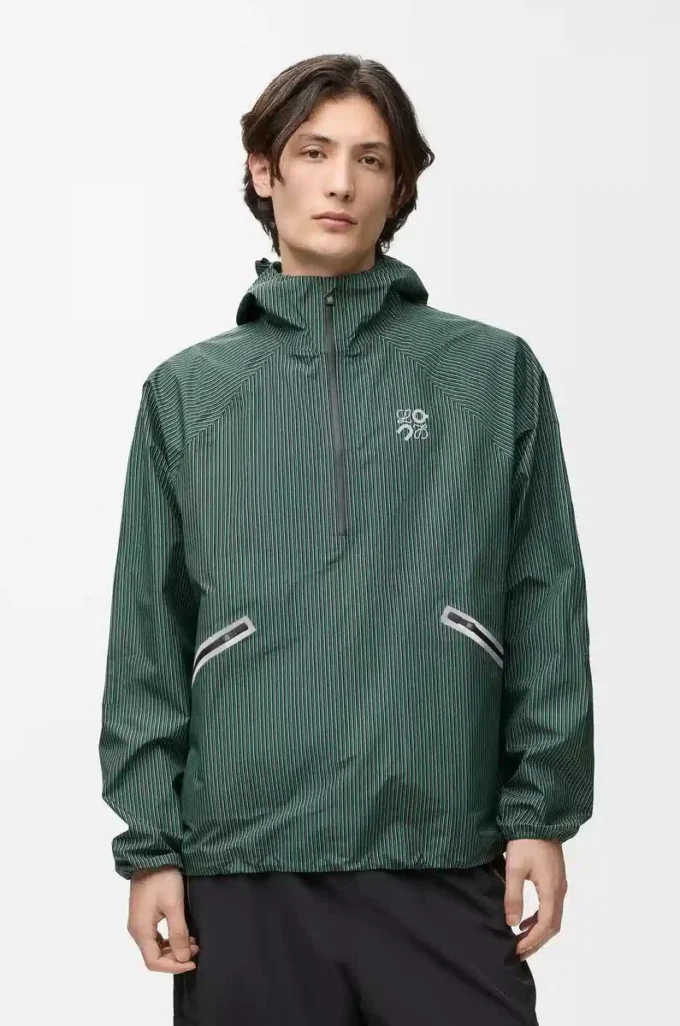 Anorak Storm en shell technique vert/noir