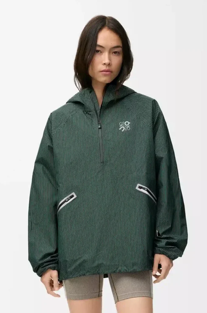 Anorak Storm en shell technique vert/noir