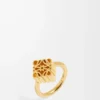 Bague Anagram simple en argent sterling Or