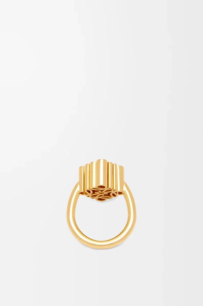 Bague Anagram simple en argent sterling Or