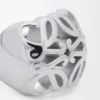 Bague chevalière Anagram Bombé en argent sterling Argent