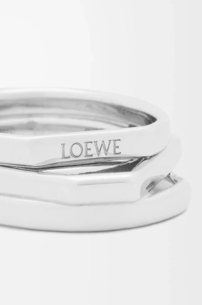 Bague empilable en argent sterling Argent