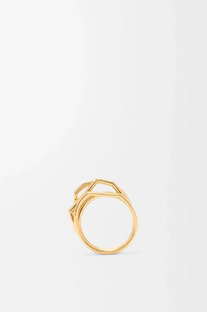 Bague empilable en argent sterling Or