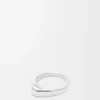 Bague étrier en argent sterling Argent