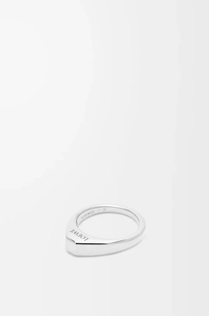 Bague étrier en argent sterling Argent