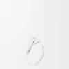 Bague étrier en argent sterling Argent
