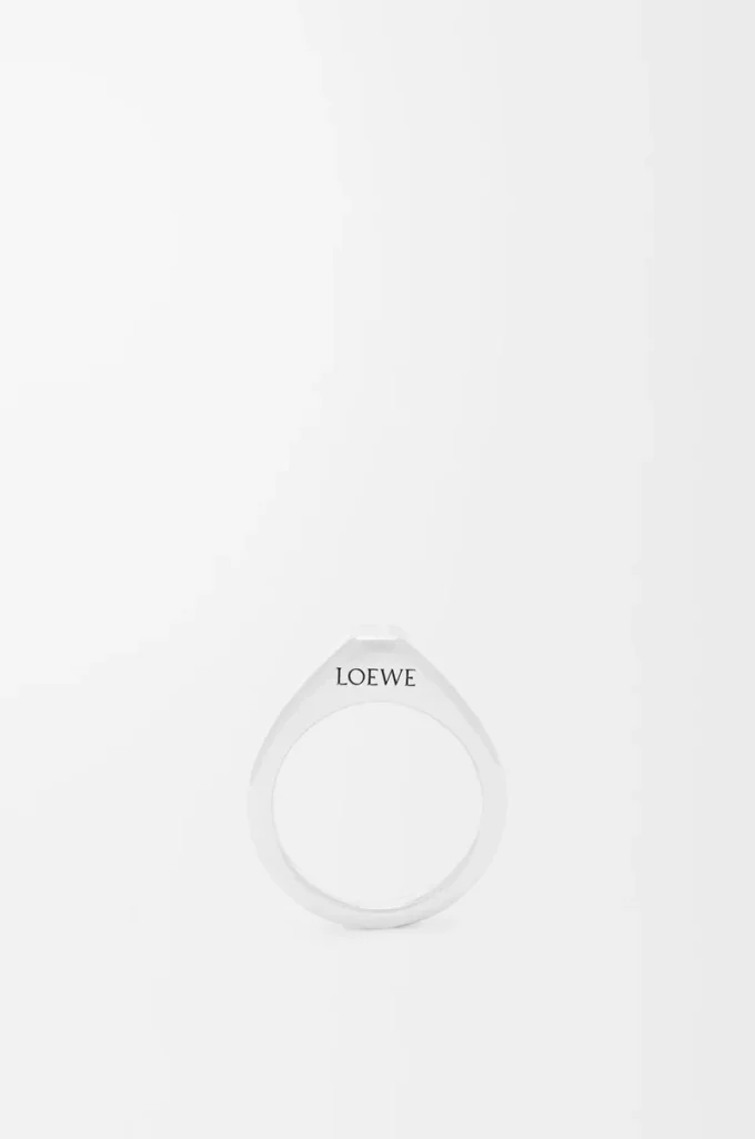 Bague étrier en argent sterling Argent