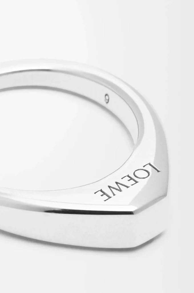 Bague étrier en argent sterling Argent