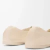 Ballerines Pebble Soft en cuir d&rsquo;agneau nappa couleur Dough