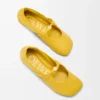 Ballerines Pebble Soft en cuir d&rsquo;agneau nappa Dandelion