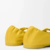 Ballerines Pebble Soft en cuir d&rsquo;agneau nappa Dandelion