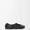 Ballerines Pebble Soft en cuir d&rsquo;agneau nappa noir