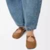 Ballerines Pebble Soft en cuir d&rsquo;agneau nappa Oak