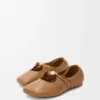 Ballerines Pebble Soft en cuir d&rsquo;agneau nappa Oak