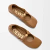 Ballerines Pebble Soft en cuir d&rsquo;agneau nappa Oak