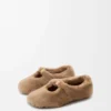 Ballerines Pebble Soft en peau lainée Oak