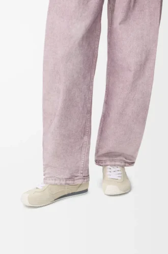 Ballet Runner 2.0 en cuir de veau souple Blanc