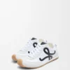 Ballet Runner 2.0 en nylon et cuir de veau Blanc/Noir