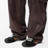 Ballet Runner 2.0 en nylon et cuir de veau Noir/Orange/Vert pâle