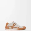 Ballet Runner 2.0 non doublée en cuir de cerf et cuir de veau tanné végétal Soft White/Tan