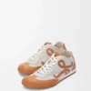 Ballet Runner 2.0 non doublée en cuir de cerf et cuir de veau tanné végétal Soft White/Tan Ballet Runner 2.0 non doublée en cuir de cerf et cuir de veau tanné végétal Soft White/Tan