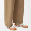 Ballet Runner 2.0 non doublée en cuir de cerf et cuir de veau tanné végétal Soft White/Tan