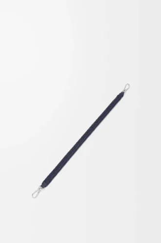 Bandoulière courte Arrow en cuir de veau classique bleu marine foncé