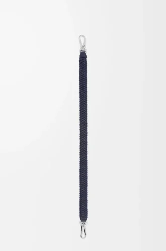 Bandoulière courte Arrow en cuir de veau classique bleu marine foncé
