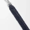 Bandoulière courte Arrow en cuir de veau classique bleu marine foncé
