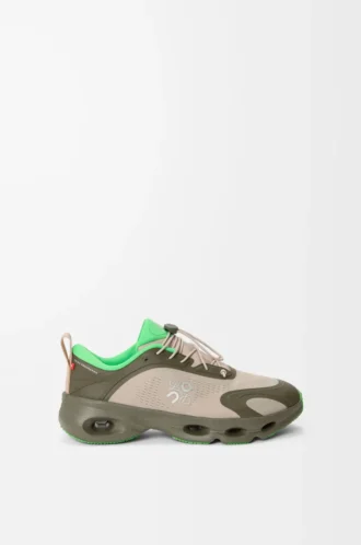 Baskets Cloudsolo vert kaki/sable