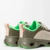 Baskets Cloudsolo vert kaki/sable
