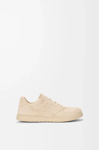 Baskets Jambo en cuir de veau suédé Oat Milk