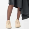 Baskets Jambo en cuir de veau suédé Oat Milk