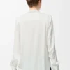 Blouse en soie blanche