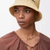 Bob en raphia Naturel