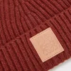 Bonnet en cachemire acajou