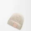 Bonnet en cachemire beige clair