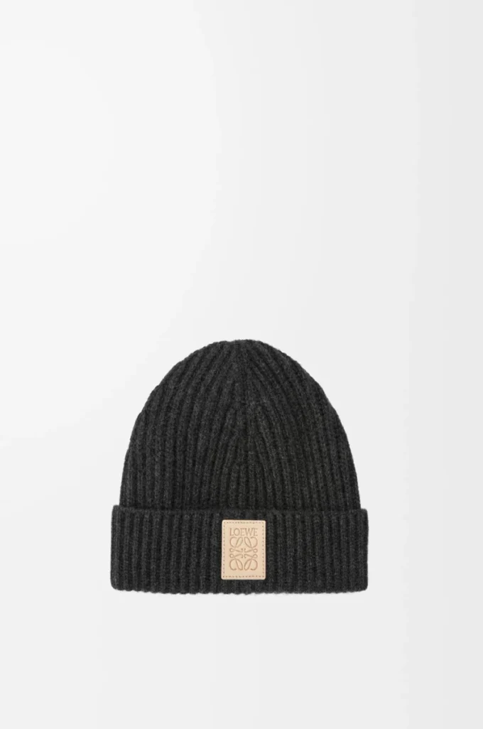 Bonnet en cachemire noir