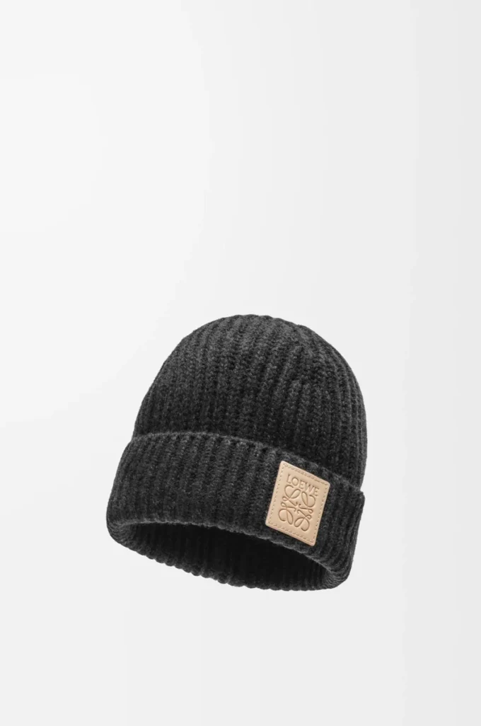 Bonnet en cachemire noir