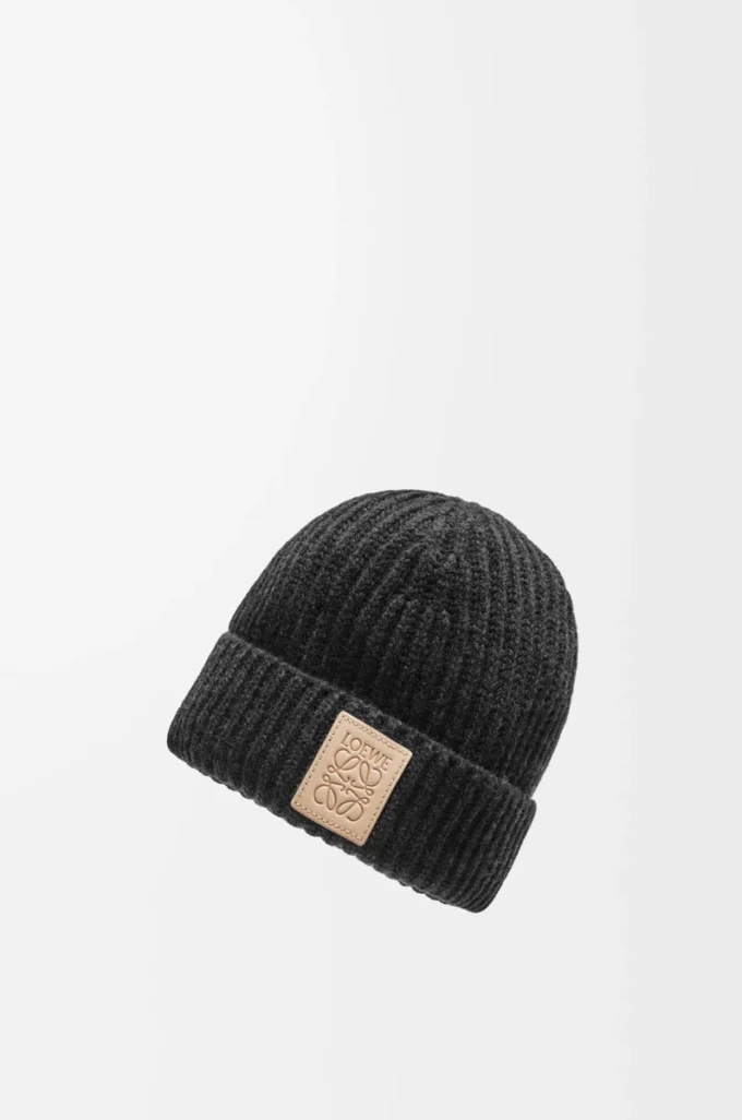 Bonnet en cachemire noir