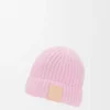 Bonnet en cachemire rose clair