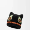 Bonnet en laine, alpaga et mohair Noir Bonnet en laine, alpaga et mohair Noir
