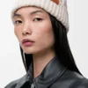 Bonnet en laine Écru
