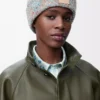 Bonnet en laine et cachemire multicolore