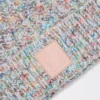 Bonnet en laine et cachemire multicolore