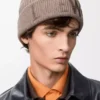 Bonnet LOEWE en laine beige foncé