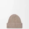 Bonnet LOEWE en laine beige foncé
