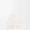 Bonnet LOEWE en laine blanc