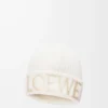 Bonnet LOEWE en laine blanc